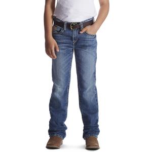 ARIAT Boy's B4 Relaxed Boundary Bootcut Jeans (12)