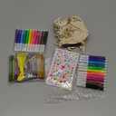 ERINGOGO 1Set Wind Chime Kit Unicorn Cutouts Rods for Crafting Fun Outdoor Decoration for Art Projects for Home Garden and Patio Decor