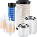 77700-03362 Kubota Oil Change Kit Maintenance Filter for BX22 BX23 BX24 BX25 BX1500D BX1800 GR2100 ZD18 - Kubota Oil Change Kit with Oil Air Fuel Filters