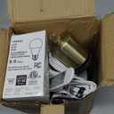 Desk lamp Eye-Caring Table Lamps, 360°Rotation Gooseneck Clip on Lamp Reading Light, Portable Reading Book Light, Clamp Light, Study Desk Lamps for Bedroom and Office Home Lighting (Black and White)