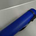 JJRING Blue Poster Tube, 25" to 40" Extendable Poster Storage Holder Tube with Carrying Strap, Poster Carrying Case for Blueprints, Scrolls, Maps and Architect Papers
