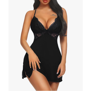 Avidlove Women Lingerie Lace Chemise Sleepwear Babydoll Teddy Lingerie XXL