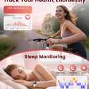LIGE Smart Watch for Women, 1.43" AMOLED Screen Smartwatch with Answer/Make Call for iPhone/Android/Samsung, Fitness Tracker with 120+ Sport Modes, Sleep/Health Monitor, IP68 Waterproof, 2 Bands, Gold