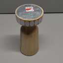 Wood Candle Holder 8"