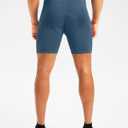 Men's 4D Padded Bike Shorts Cycling Underwear Biking Bicycle Padding Shorts for Men Side Pockets, Medium