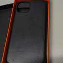 SHIELDON Genuine Leather Case for iPhone 17 6.3 Inch 2025 | Compatible with Magsafe, Magnetic Wireless Charging, Anti-Scratch, Shockproof, Metal Buttons, Camera Bezel, Protective Phone Cover - Black