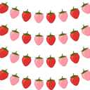 Lewtemi 4 Pcs Berry First Birthday Decor Strawberry Baby Shower Decorations Hanging Banner Berry Garland for Strawberry Themed Party Favors Supplies, (Red, Pink)