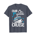 Our 1st Wedding Anniversary Cruise Tee 1 Year Anniversary T-Shirt 2XL
