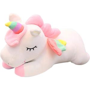 Toyvian Giant Stuffed Unicorn Stuffed Hugging Pillow Giant Unicorn Stuffed Animal Plush Hugging Pillow Stuffed Animal Toy Stuffed Animal Pillow Plush Animal Pillow Child Filling