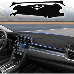 YYCKE Dash Cover Mat Custom Fit for 2023 2024 2025 Kia Sportage Accessories Dashboard Pad Carpet Protector