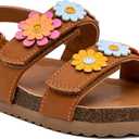 Kids Sandals for Girls 9 Tan