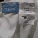 Cotton Fabric Tablecloth Tassels Stitching Washable Table Cloth for Wedding Party Dining Banquet Decoration Luxuriou Table Cover,White, 55x30 inch