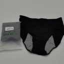 YOYI FASHION Bamboo Viscose Brief Menstrual Leakproof Panties Multi Pack US Size XXS-3XL/10 (3X-Large, Black-5 Packs)