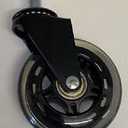 Rollerblade Style Wheels | Office Chair Soft Casters | Hard Floors |