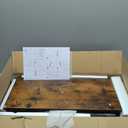 Over-The-Toilet Storage Shelves, 4-Tier Bathroom Organizer Shelf Over Toilet with Adjustable Feet Pad and Basket, Freestanding Space Saver Bathroom Storage Rack Above Toilet (Vintage Brown)