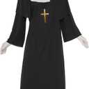 Rubie's Costume 821062-M Co Women's Nun, Black/ White, Medium