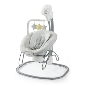 Graco Sway2Me Portable Baby Swing and Bouncer Seat with Music, Sounds, and Adjustable Settings, Watson Collection