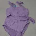 Two Piece High Waisted Swimsuits - Women Tummy Control Bikini Modest Bathing Suit 2PC 2025 (Small, Purple)