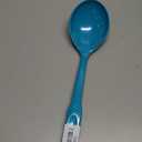 Handy Housewares 12.5" Long Handled Colorful Melamine Basting/Serving Spoon (Blue, 1 Pack)