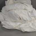 Shilucheng 6 Piece Queen Sheet Sets, Cooling Sheets, Blend Rayon Derived from Bamboo, Deep Pocket Up to 16", Breathable & Soft Bed Sheets, Hotel Silky Bedding Set, White