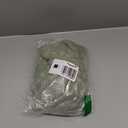 Sage Green Lace Curtains 45 Inch Length 2 Panels Set Rustic Leaf Floral Pattern Short Lace Curtains for Kitchen Window, Rod Pocket Privacy Farmhouse Green Vintage Lace Caf Curtains, 42 x 45 Inch