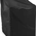Covermates Classic Outdoor Chair Cover Lightweight Weather-Resistant Patio Chair Cover with Elastic Hem & Mesh Vent, Protects Patio, Dining & Lounge Chairs, 26W x 34D x 35H, Black