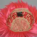HalloweenPartyOnline Funky Punk Wig (Adult, Neon Pink)