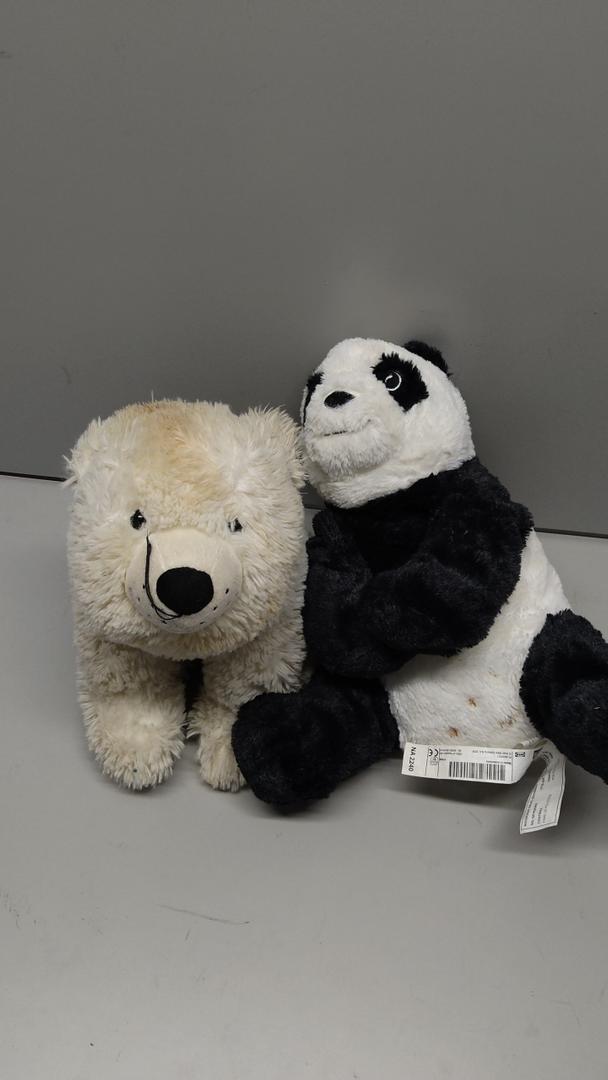 Soft Toys, Panda and Bear for Kids