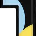 Blue Black 1st Birthday Candle for Girls Boys - Number 1 Candle, Blue Dog Cake Decorations, Cute Dog Cartoon Themed Birthday Party Supplies