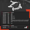 A-Premium 2 x Front Lower Control Arm, with Ball Joint & Bushing, Compatible with Infiniti & Nissan - 2008-2023 - Q50 QX50 Q60 G37 EX35 EX37 & 370Z