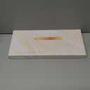 Faucet Mat for Kitchen Sink, Diatomite Stone Drying Sink Protectors, Bathroom Faucet Splash Guard, Quick Dry Water Absorbing, Non-Slip Stone Tray for Kitchen Counter, White, 23.6" x 3.9"