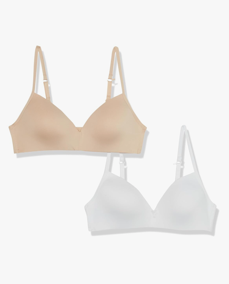 Calvin Klein Girls' Soft Cup Bralette, 2-Pack
30A