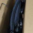 The New York Doll Collection First Twin Stroller - Cutest Heart Design Baby Strollers Great Toy Gift for Toddlers and Girls (Denim) Blue, pink