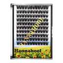 Handmade D Curl 10-20mm to Choose 120Pcs Natural long Individual Thick Base Cluster Eyelashes Dramatic Look DIY Volume Eye Lashes Extensions (14mm)