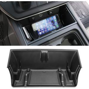 for Land Rover Defender 90 110 130 Accessories 2020-2024 Center Console Organizer Tray Storage Box with Phone Slot, Glasses Shelf