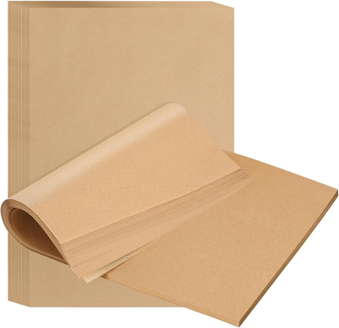 3 x BYKITCHEN 9 x 13 Inch Parchment Paper Sheets, Non-Stick Precut Unbleached Baking Parchment Paper Liners for Oven, Air Fryer, Grilling, Cooking Bread Cake Cookie, Fits for Quarter Sheet Pan (120pcs)