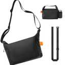 Lunch Bag for Women & Men Crossbody Lunch Box, Leakproof Cooler Bag Fresh Keep Food Lunch Containers High Capacity Reusable Loncheras para Mujer With Zipper Wate Bottle Holder for Work, Picnic, Travel