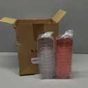 Mini Heart Shaped Dessert Cups with Spoons 2.7 oz Valentine Day Plastic Appetizer Cup Clear Disposable Reusable Heart Shaped Bowl for Valentine Wedding Party Cakes Ice Cream(Multicolor,60 Set)