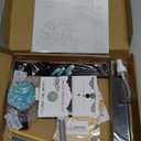 AOVOA Zen Buddha Water Painting Board with Drawing & Breathing Guide - Relaxing Water Drawing Art Set with Brushes and Stencils - Great for Meditation & Mindfulness Practice - Creative Gift