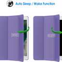 JETech Case for iPad Pro 12.9 Inch (1st and 2nd Generation, 2015 and 2017 Model), Auto Wake/Sleep (Purple)