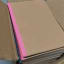 30 Pack Lined Notebook Journals Bulk, A5 College Ruled Composition Notebook, 8.3x 5.5,Kraft Cover with Rainbow Spines, 15 Colors 60 Pages for School Office Travel