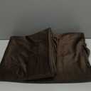 NICETOWN Brown Velvet Blackout Curtains 96 inches Long, Room Darkening Home Decor Light Blocking Thermal Insulated Rod Pocket Drapes for Theater and Movie Room (Set of 2, 52 x 96)