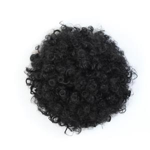 Large Afro Puff Drawstring Ponytail For Black Women, 10 Inch Nature High Puff HairStyle With Clip Black Curly Afro Messy Hair Bun for Women,Girls(1B)