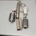 Shark HD430REF (Refurbished) FlexStyle Air Styling & Drying System, Powerful Hair Dryer Brush & Multi- Styler with Auto-Wrap Curlers, Paddle Brush, Oval Brush, Concentrator Attachment, Stone 