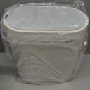 ELPHECO Bathroom Trash can Motion Sensor, AutomaticGarbage can, Slim Plastic Smart Trash Bin with Lid, Commercial Intelligent Wastebaskets for Bedroom, Bathroom, Office, White Grey