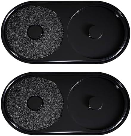 1 Pack Bar Glass Rimmer – All-in-One Margarita Salt Rimmer Set for Cocktails, Salt and Sugar Rimmer Tray for Drinks – Drink Rimmer, Glass Rimmer for Margarita Rim, Cocktail Rimmer for Bar Tool