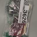 uxcell 2Pcs Kitchen Dish Towel Holder, 11"x3" Crochet Towel Ring with Hanging Loop for Cabinet House Oven Stove Door, Red