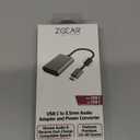 USB C AUDIO ADAPTER AND POWER CONVERTER