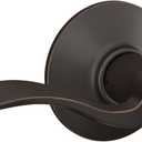 Schlage F10 V ACC 716 Accent Door Lever, Hall & Closet Passage Lock, Aged Bronze