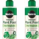 Miracle-Gro Indoor Plant Food for Tropicals, Liquid Plant Food for Tropical Houseplants, 8 fl. oz., 2-Pack